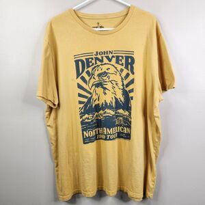 Wrangler x John Denver Mens Classic Fit 1980 North American Tour Tee 2XL